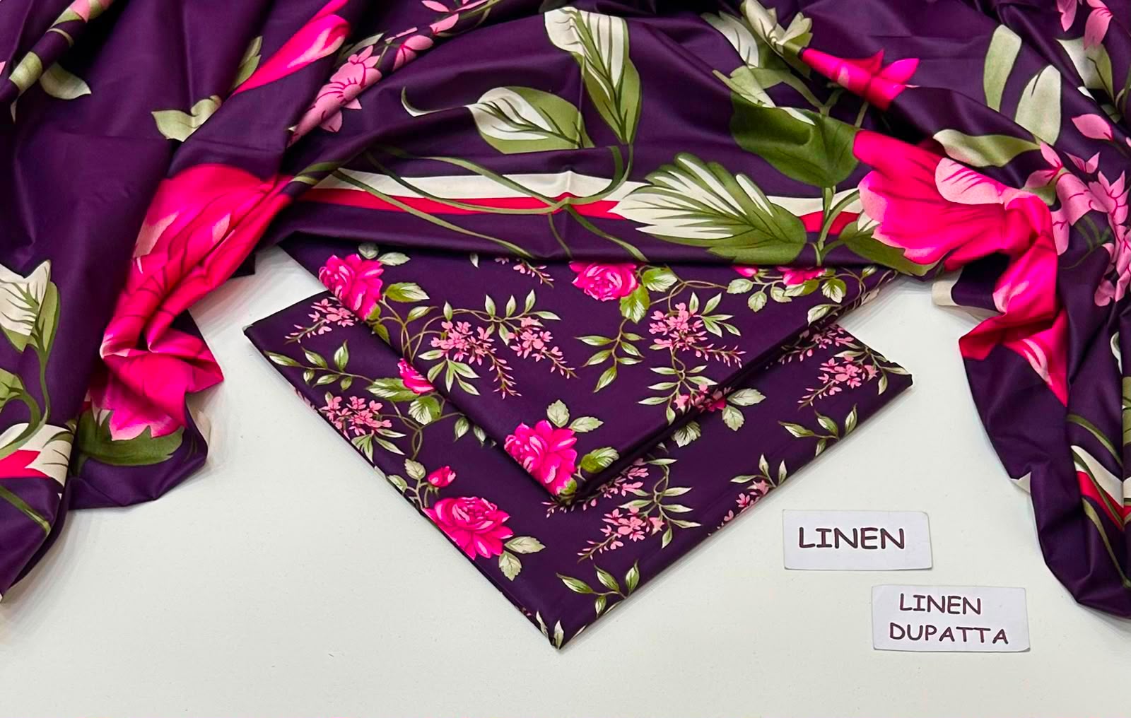 Maria B Linen Digital Printed 3 Piece | MB334