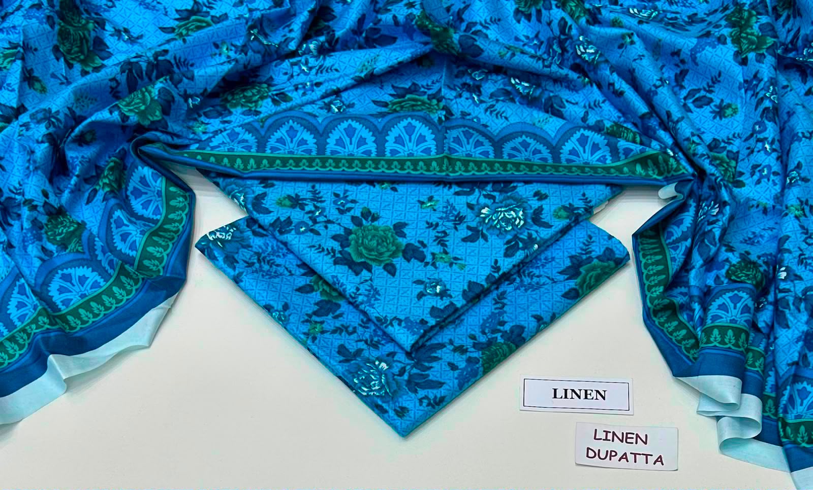 Maria B Linen Digital Printed 3 Piece | MB337