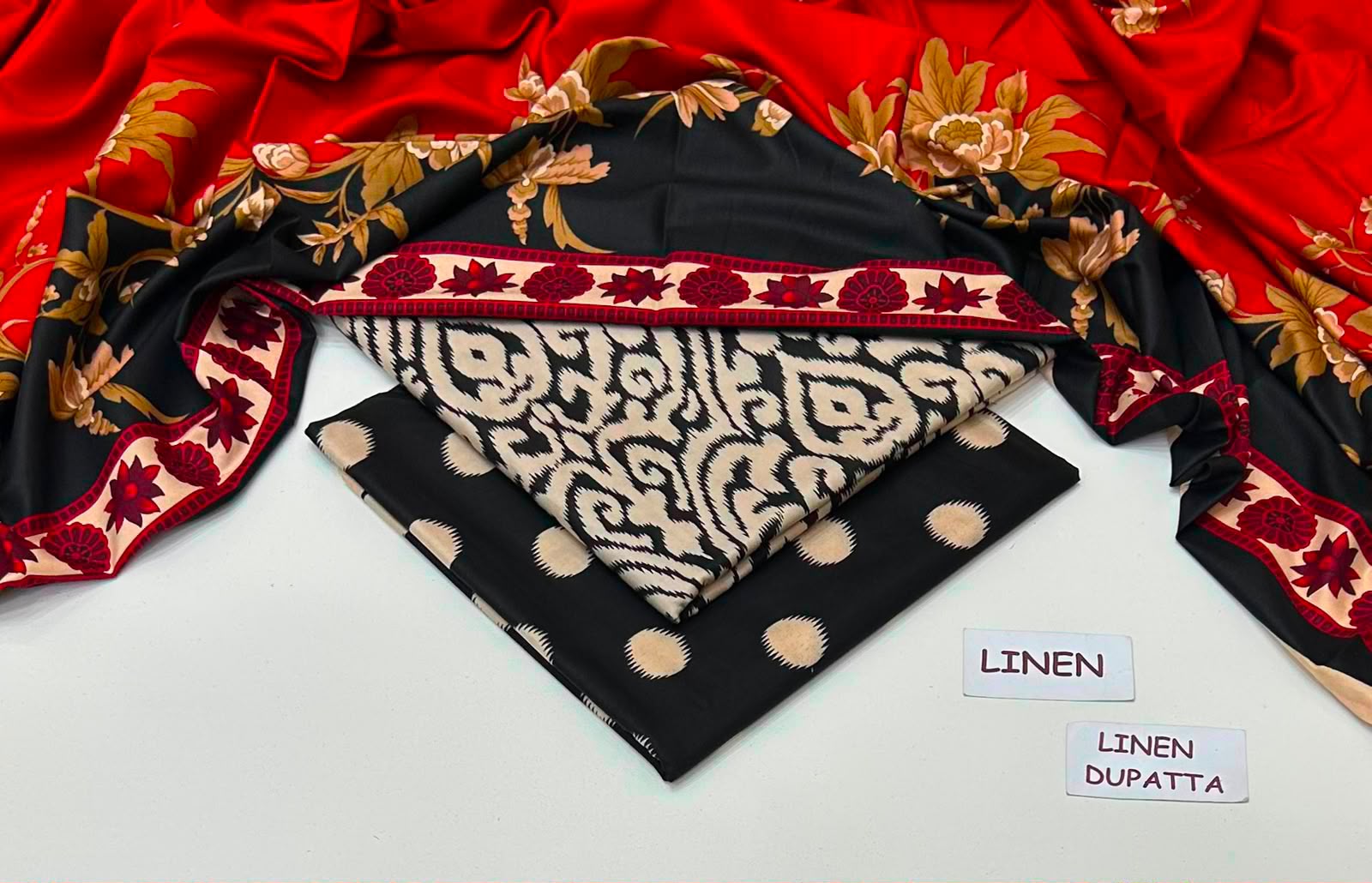Maria B Linen Digital Printed 3 Piece | MB317