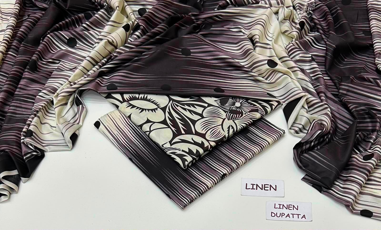 Maria B Linen Digital Printed 3 Piece | MB319