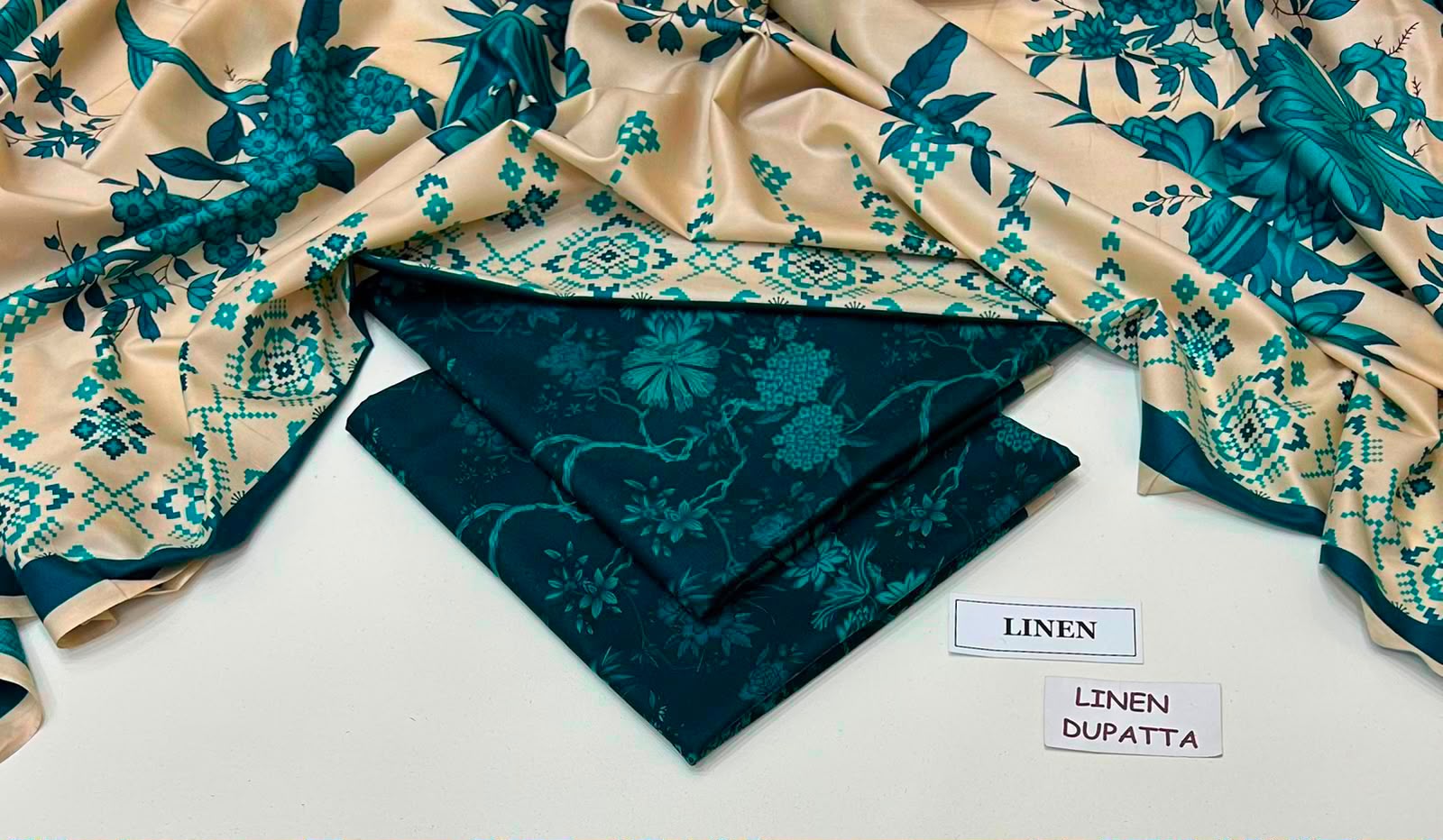 Maria B Linen Digital Printed 3 Piece | MB324
