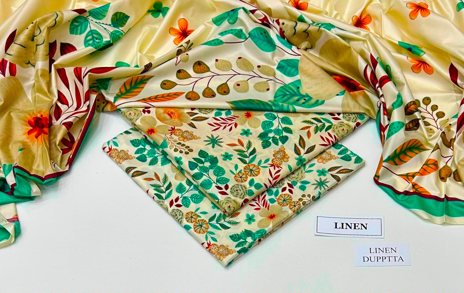Maria B Linen Digital Printed 3 Piece | MB322