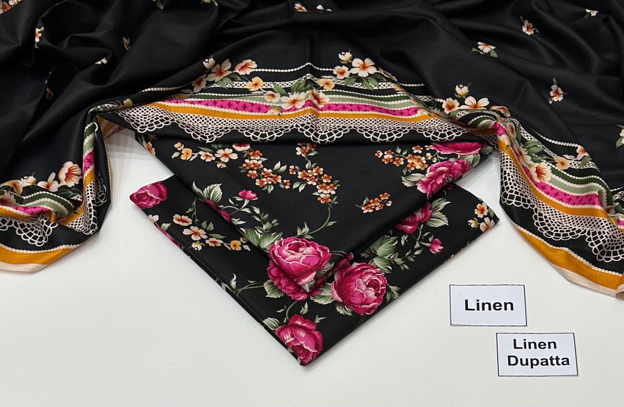 Maria B Linen Digital Printed 3 Piece | MB308
