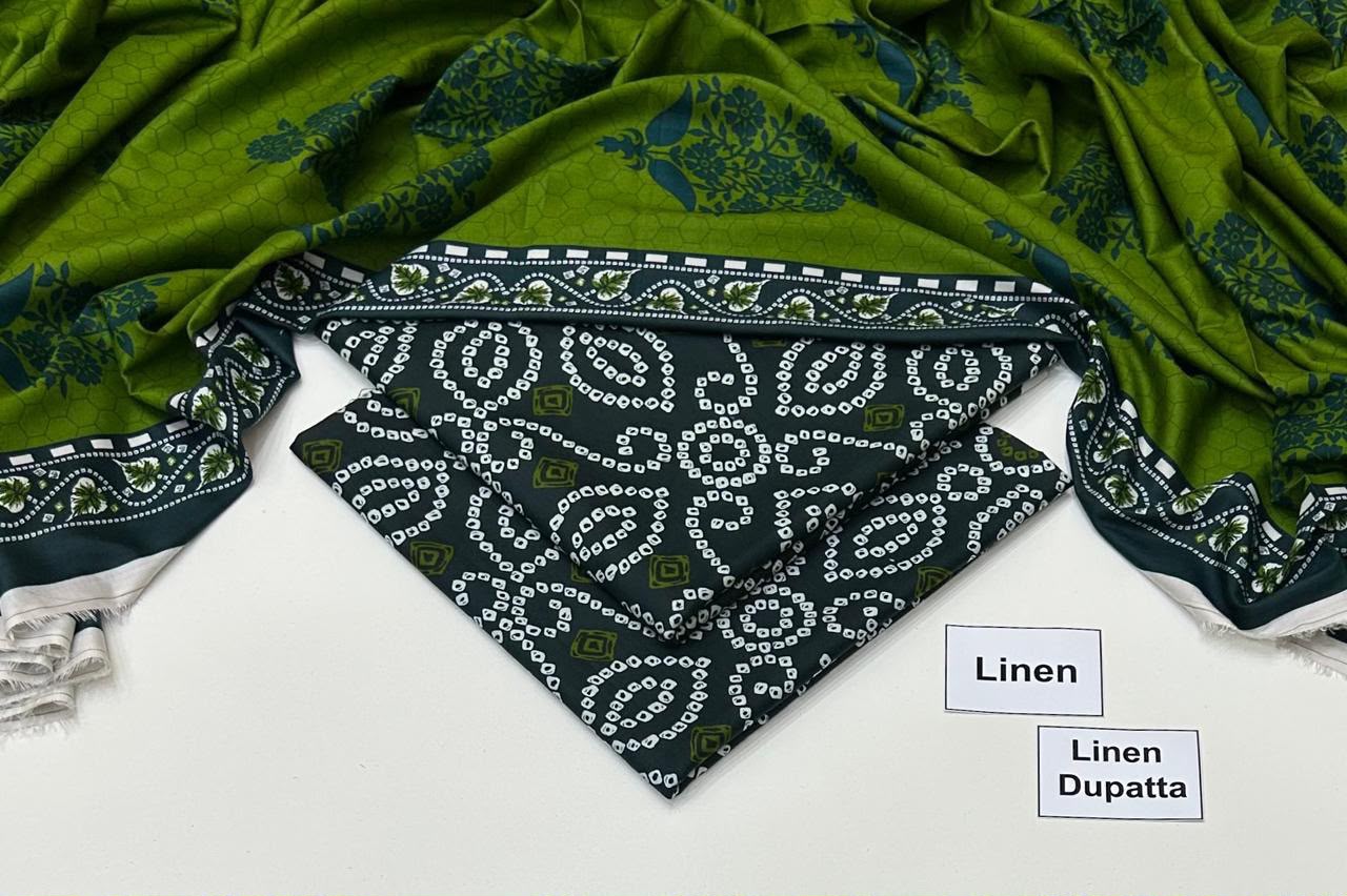 Maria B Linen Digital Printed 3 Piece | MB314