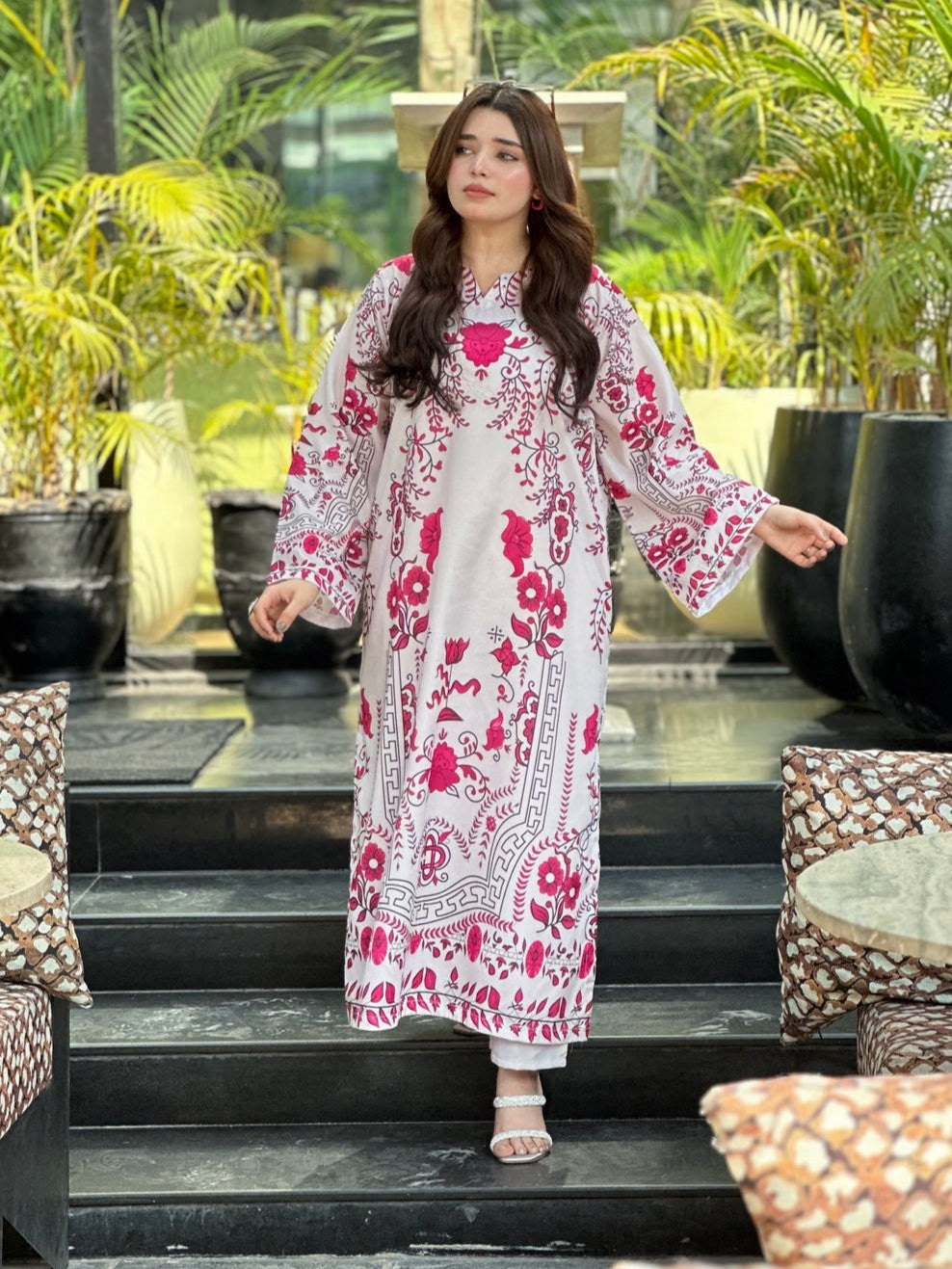 Maria B Silk Digital Printed 3 Piece | MB298