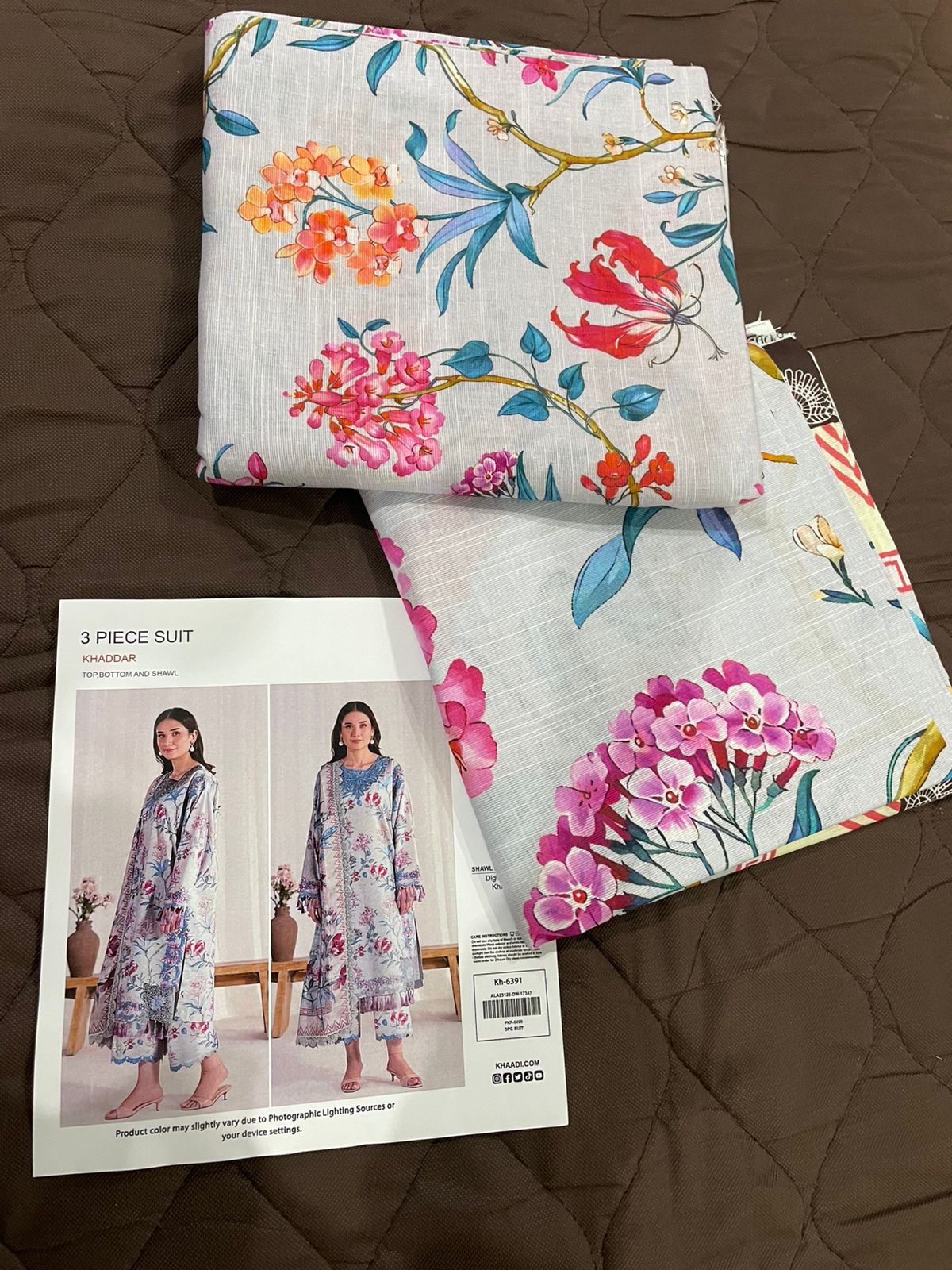 KHAADI Khaddar Digital Printed 3 Piece | KD101