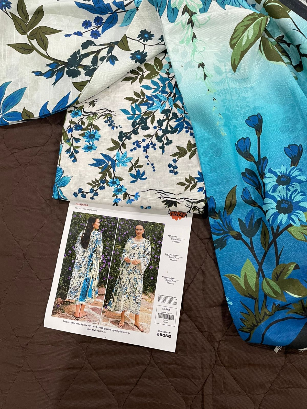 KHAADI Khaddar Digital Printed 3 Piece | KD100