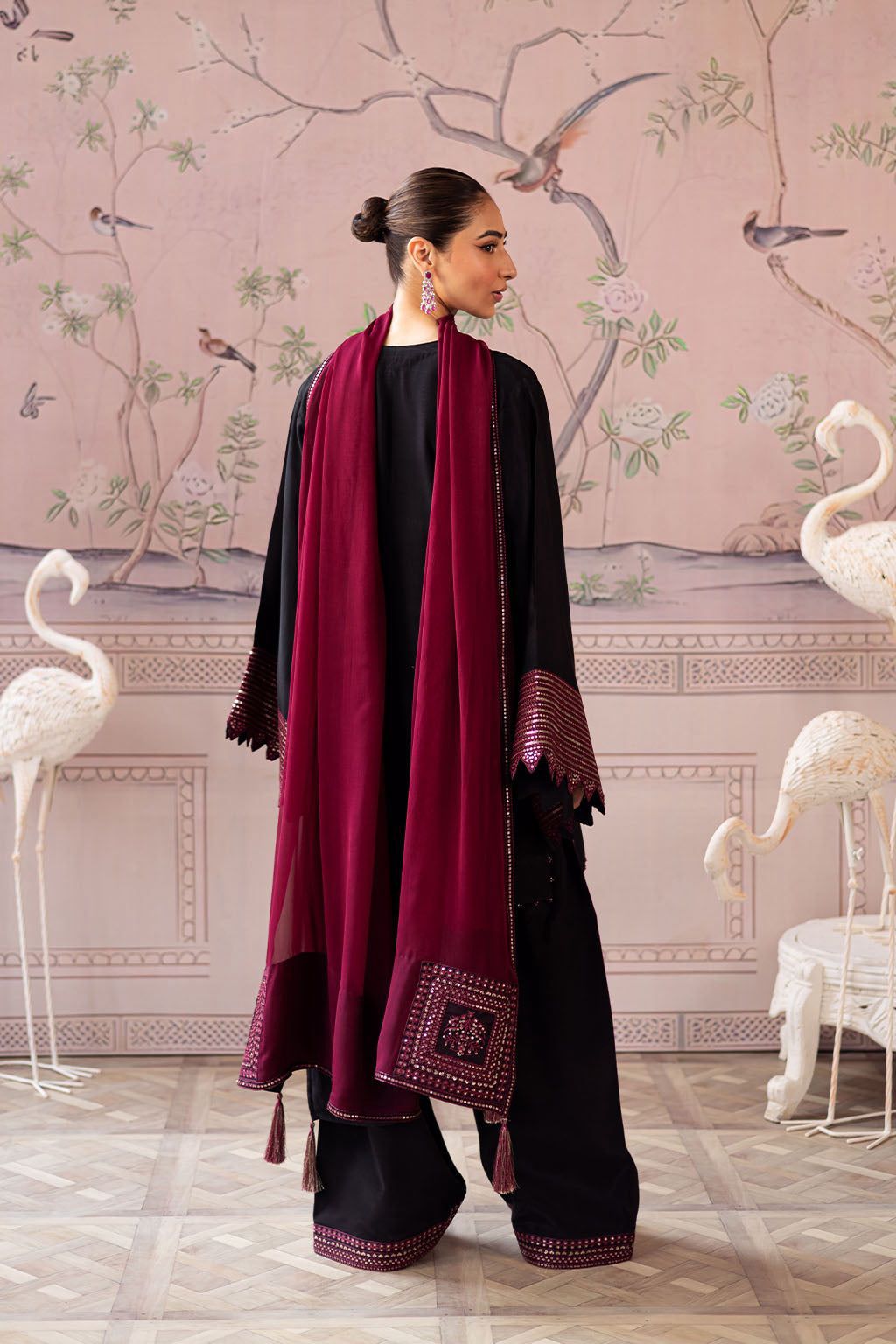 Vanya Dhanak Embroidered 3 Piece | VA100