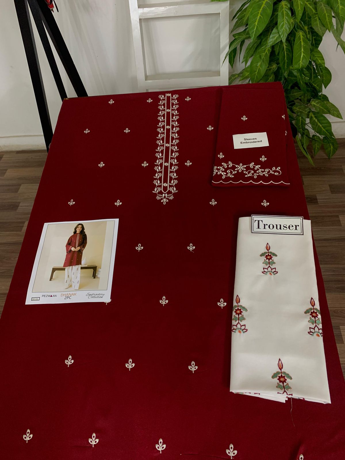 Pezwan Dhanak Embroidered 2 Piece | PZ100