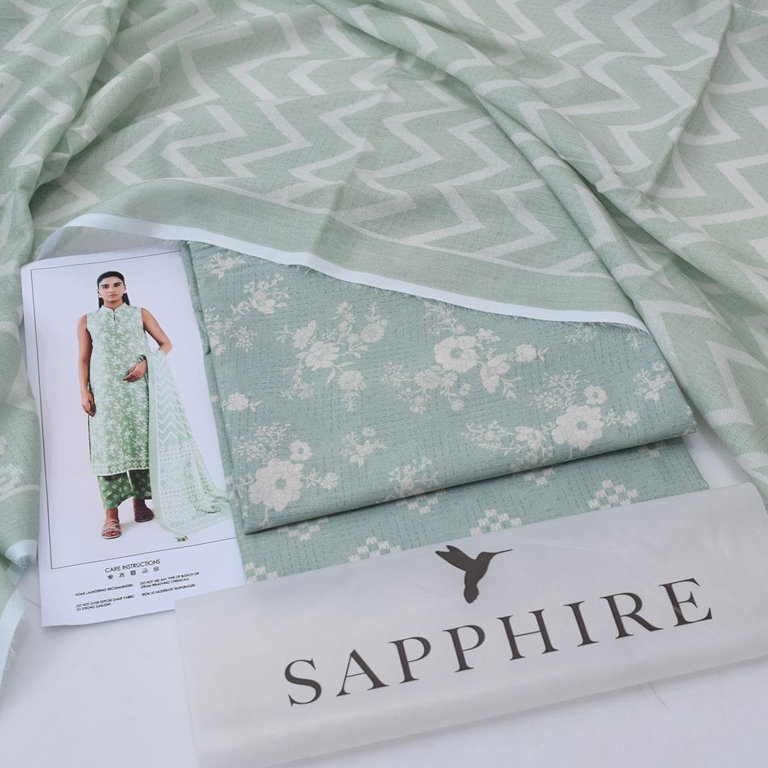 Sapphire Lawn Digital Printed 3 Piece | SP128