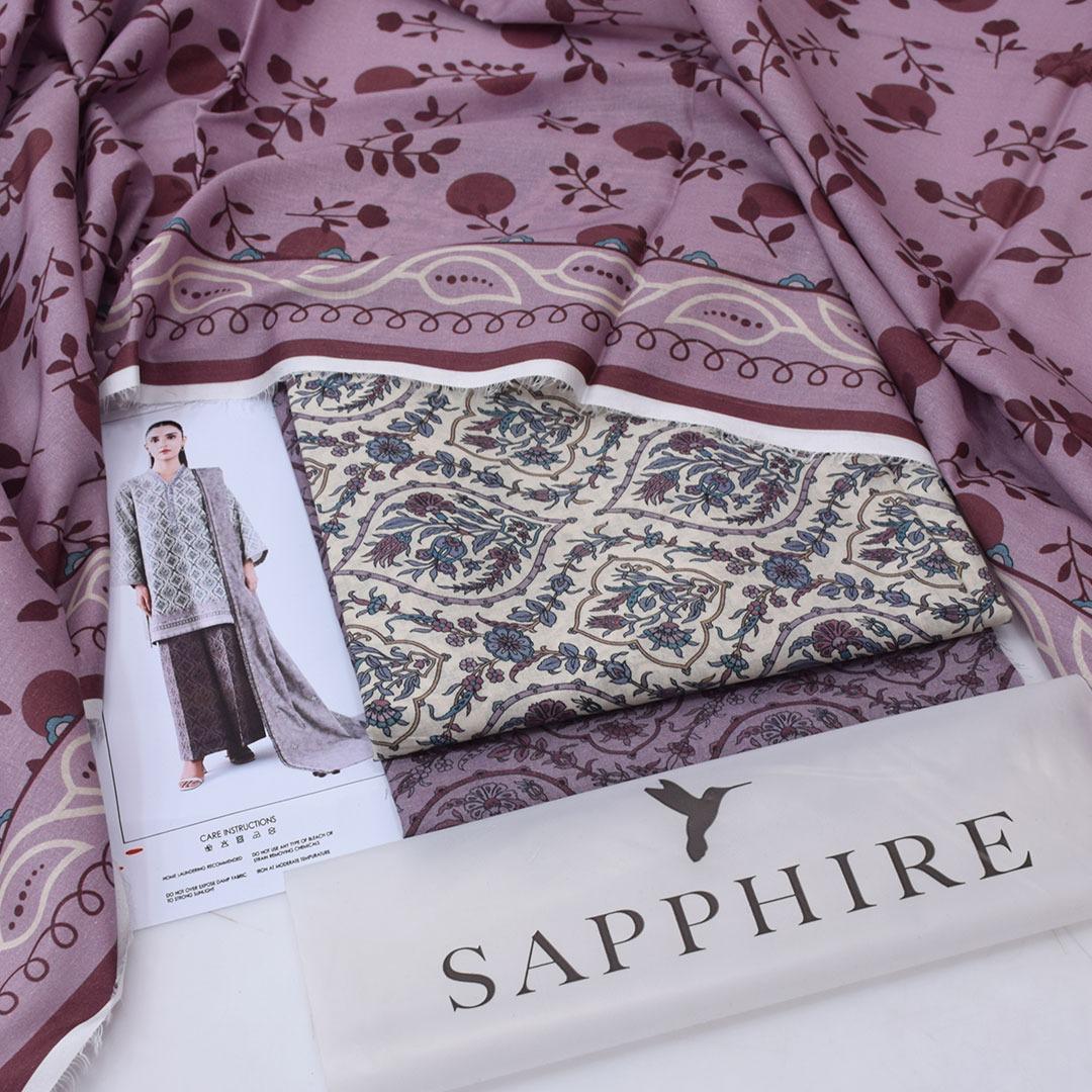 Sapphire Lawn Digital Printed 3 Piece | SP129