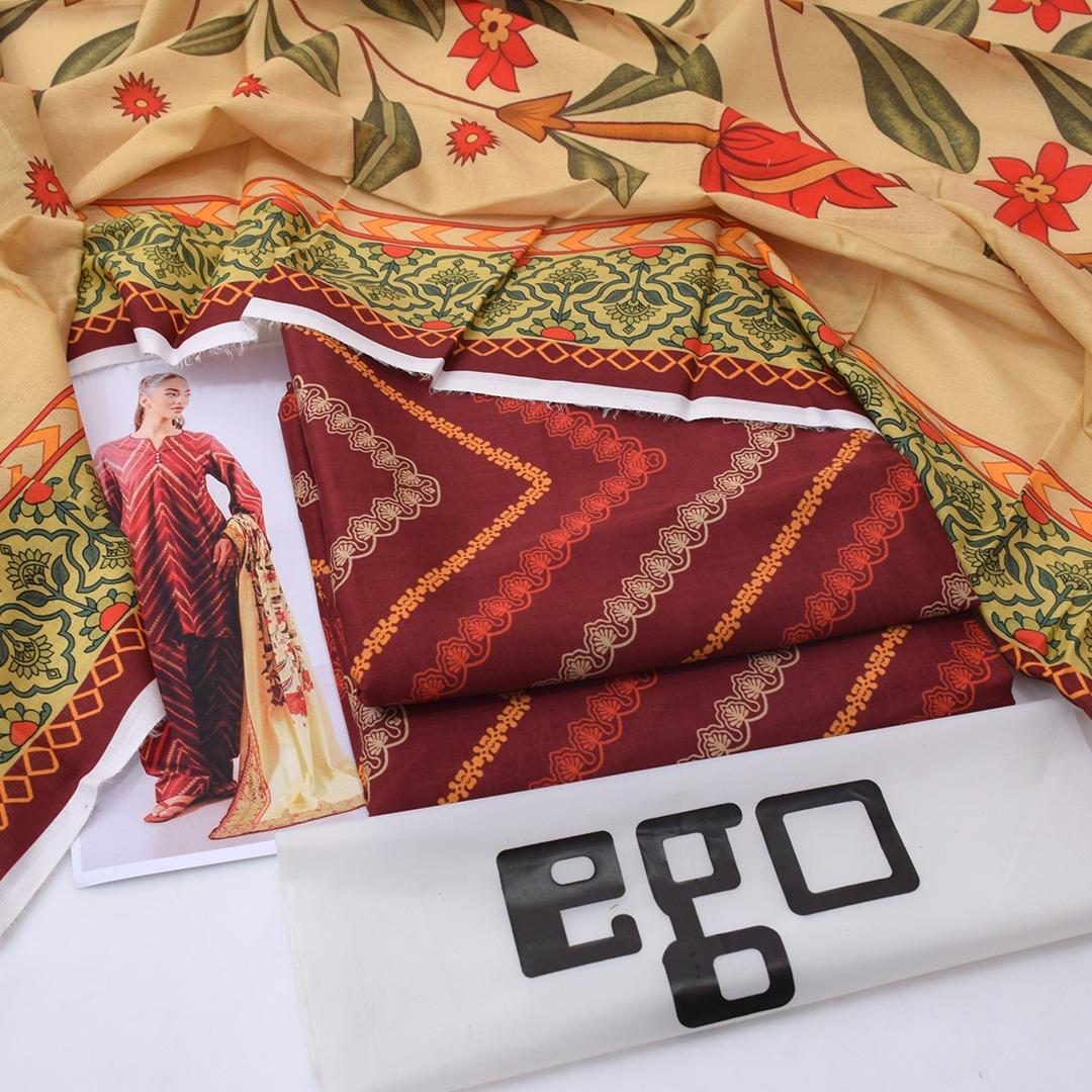 Ego Lawn Digital Printed 3 Piece | EO102
