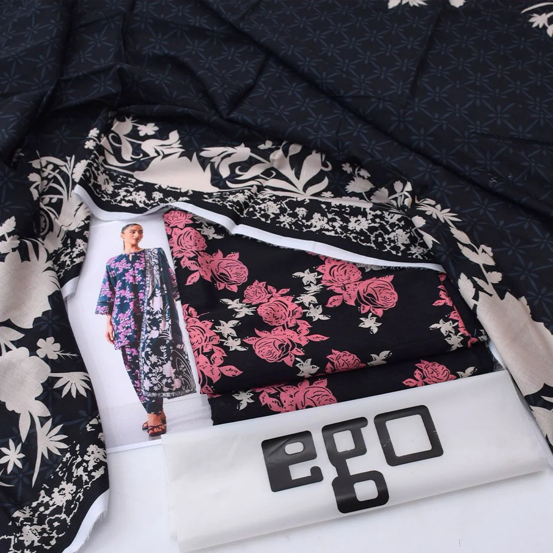 Ego Lawn Digital Printed 3 Piece | EO101
