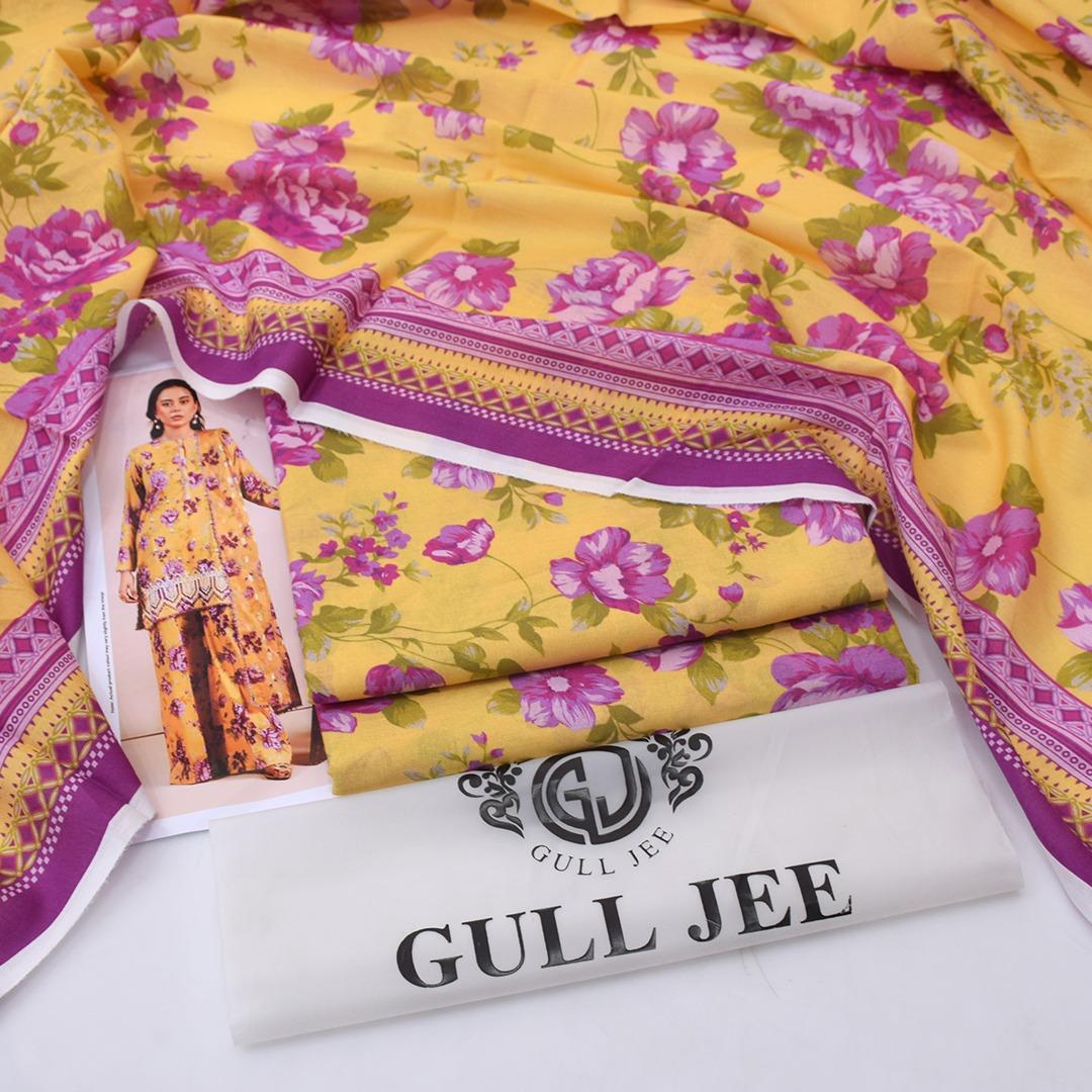 Gull Jee Lawn Digital Printed 3 Piece | GJ112