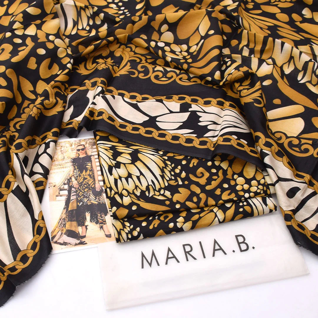 Maria B Lawn Digital Printed 3 Piece | MB163