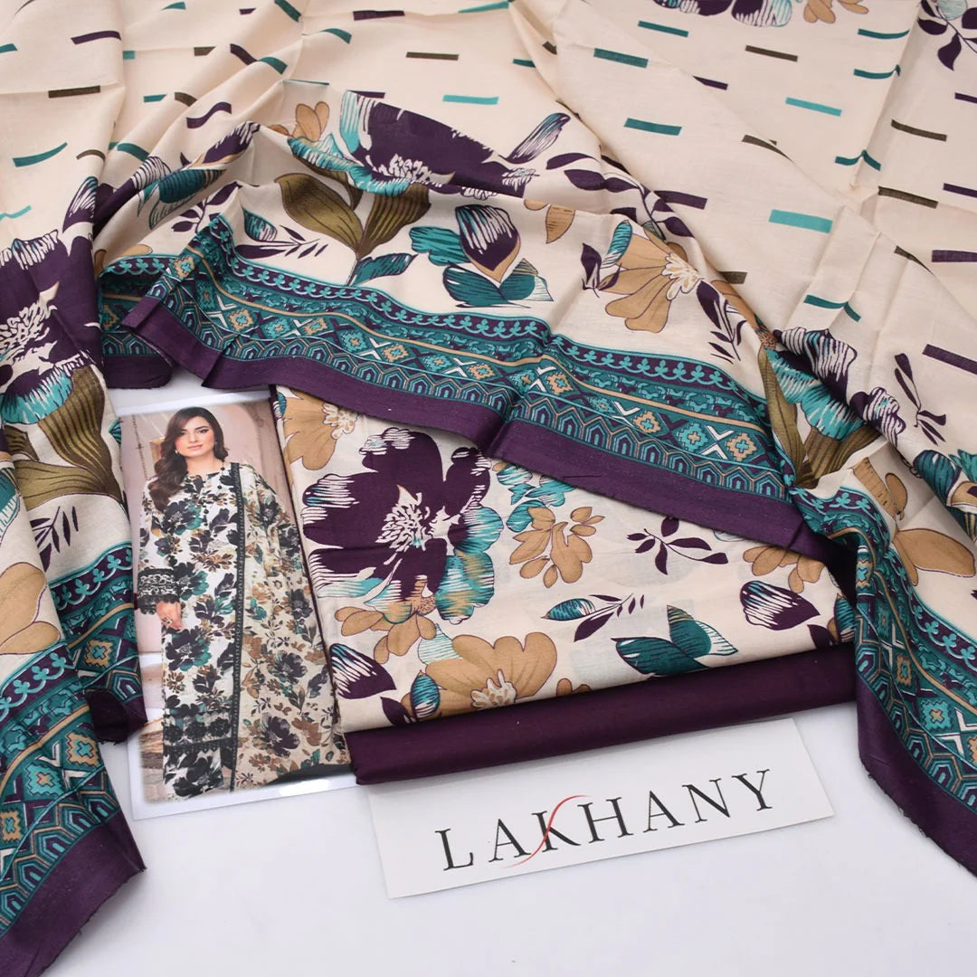 Lakhany Lawn Digital Printed 3 Piece | LY120