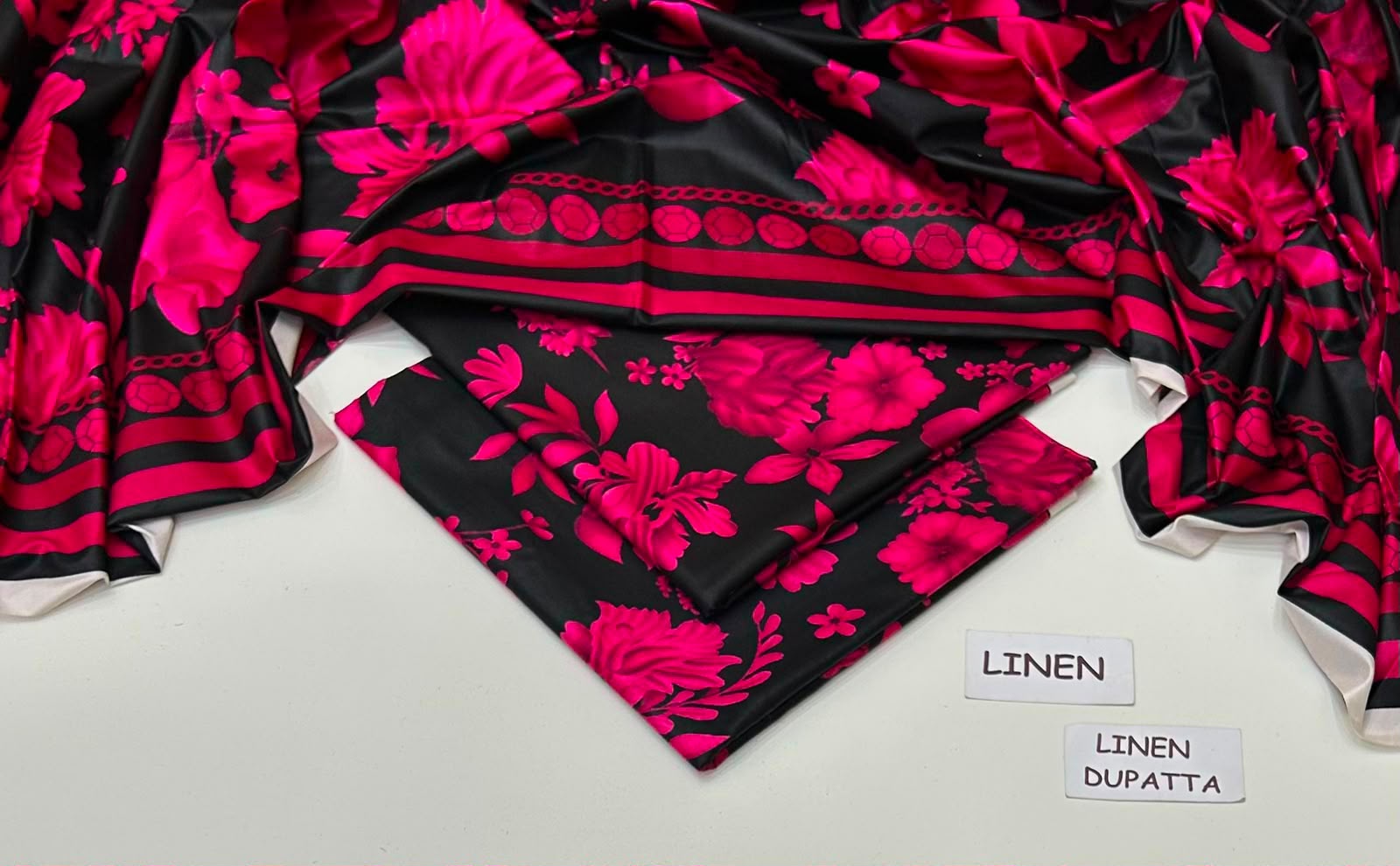 Maria B Linen Digital Printed 3 Piece | MB389