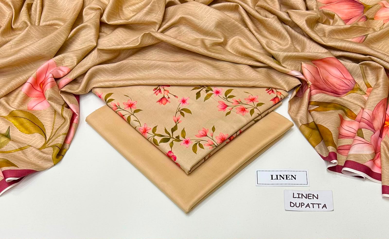 Maria B Linen Digital Printed 3 Piece | MB387