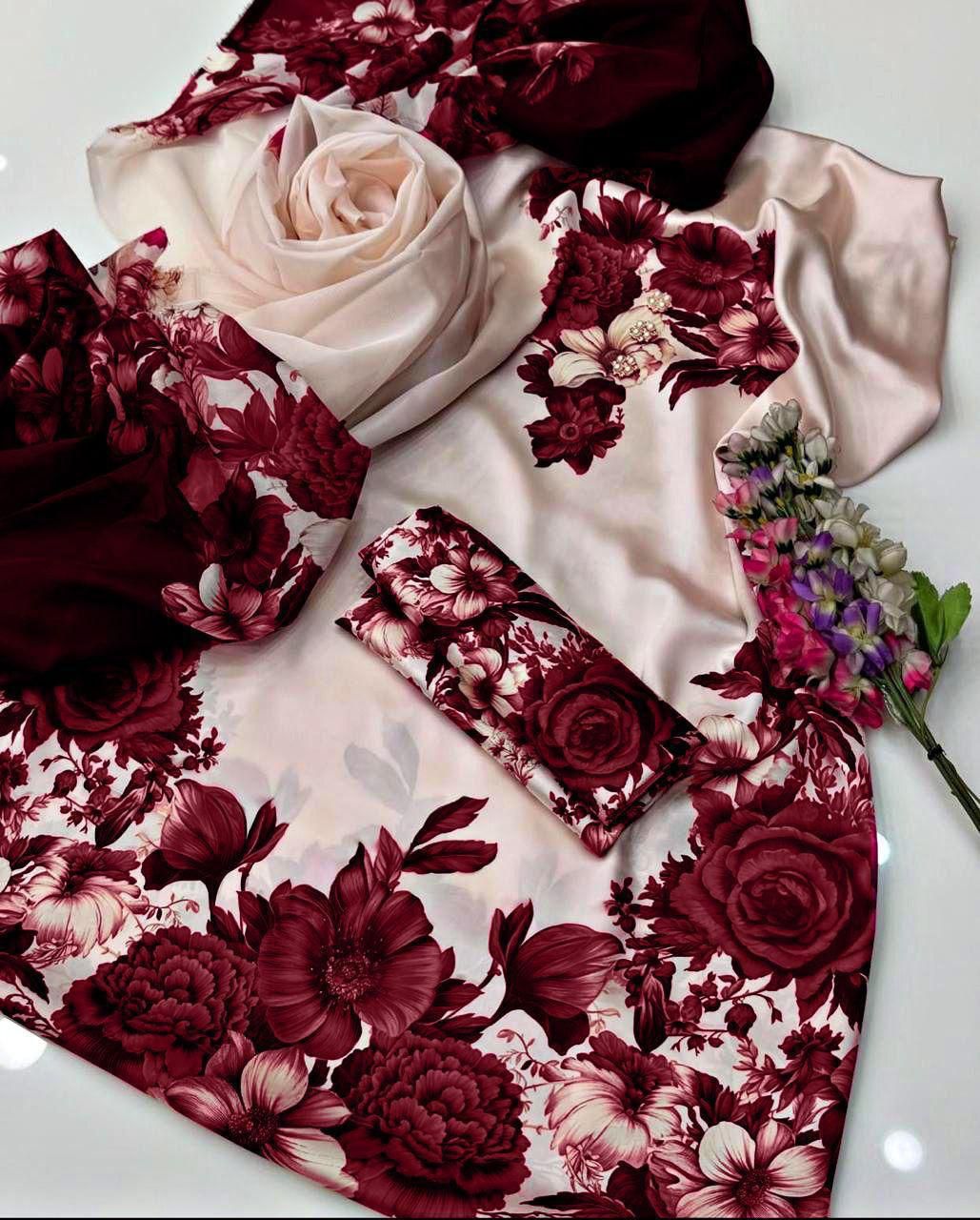 Lulusar Silk Digital Printed 3 Piece | LR115