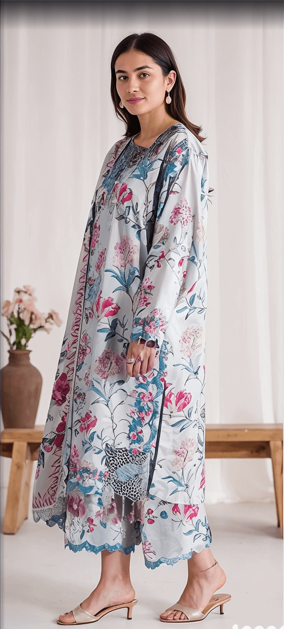 KHAADI Khaddar Digital Printed 3 Piece | KD101