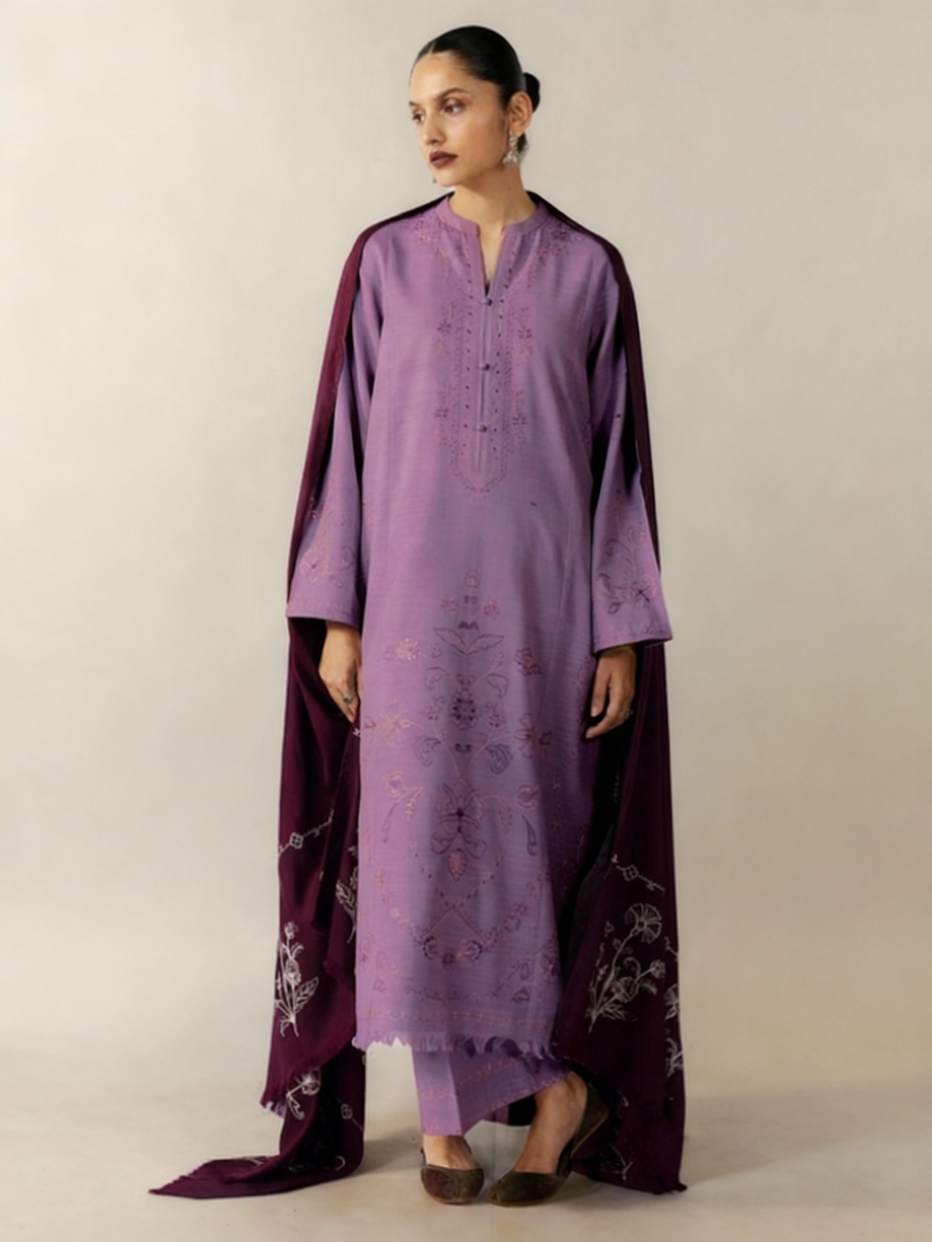 Zara Dhanak Embroidered 3 Piece | ZR116