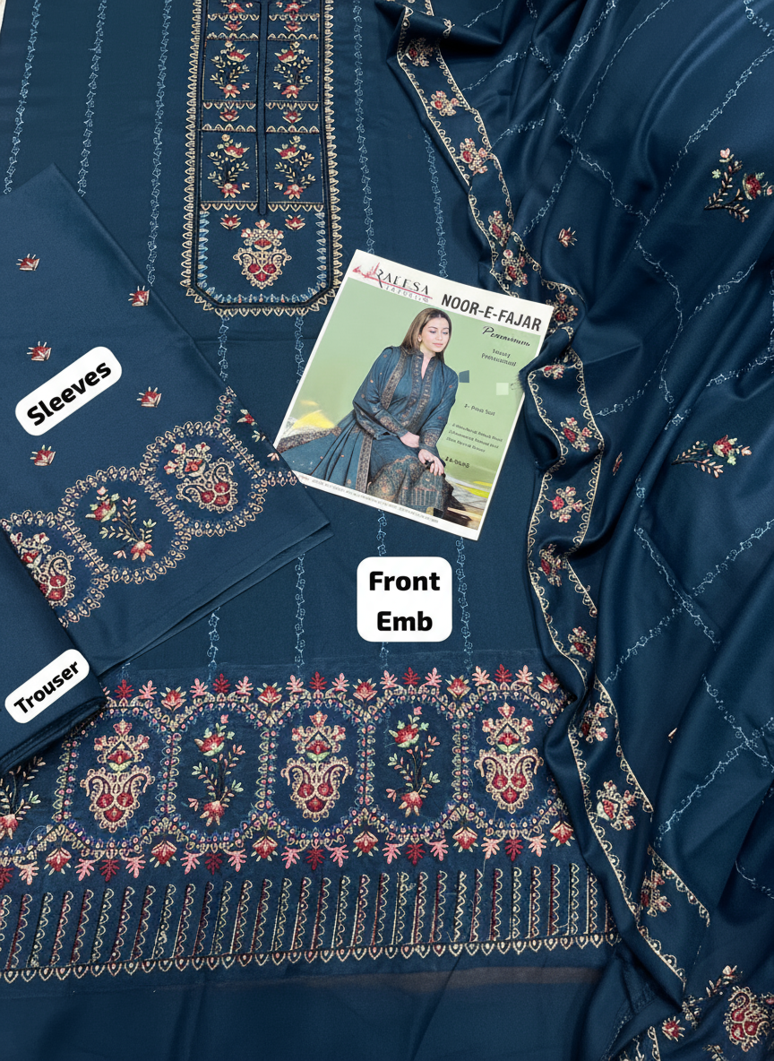 Mohagni Dhanak Embroidered 3 Piece | MG102