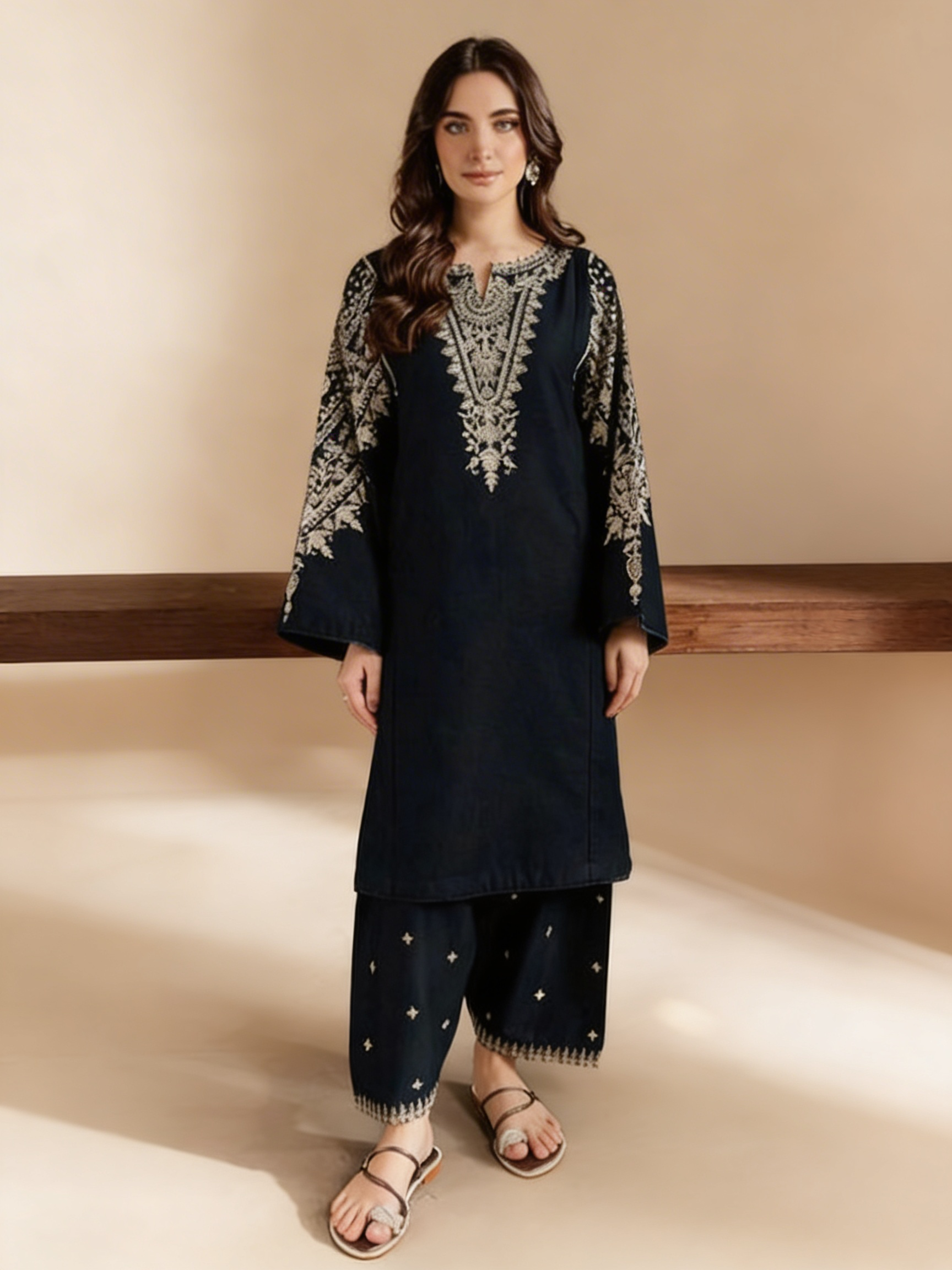 Batik Lawn Embroidered 2 Piece | BK117