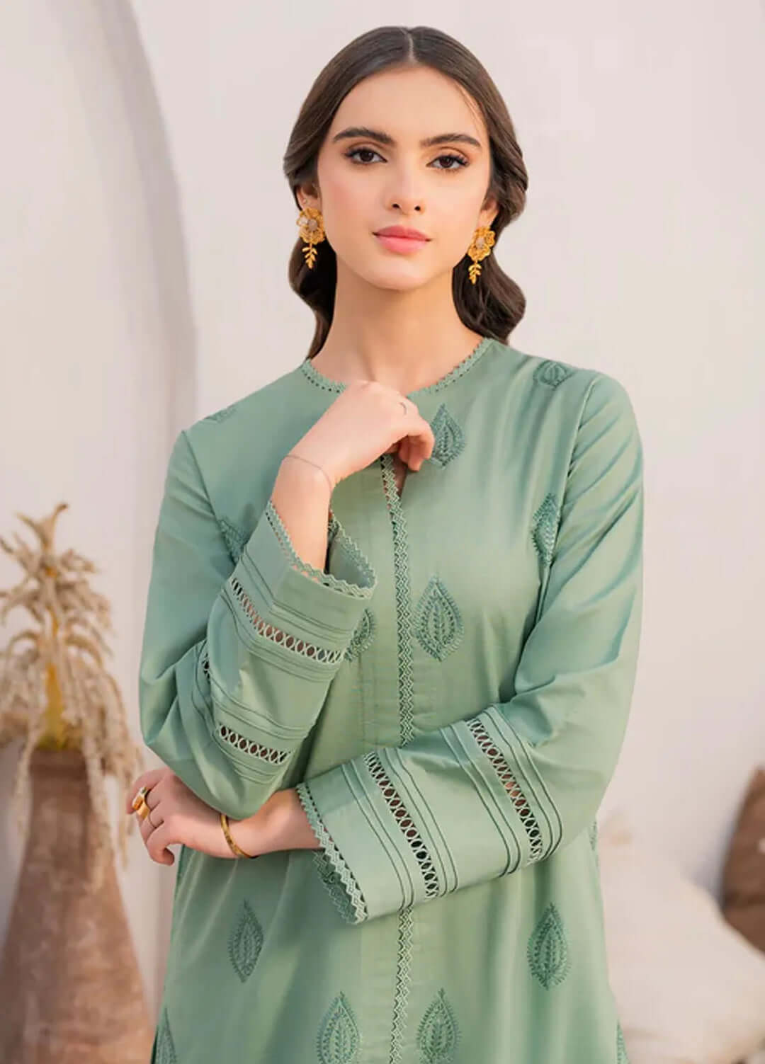 Jazmin Dhanak Embroidered 3 Piece | JZ104