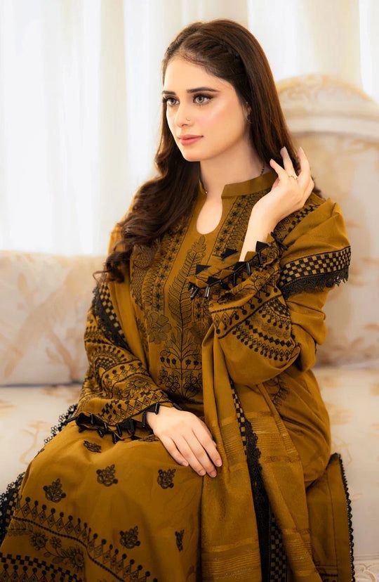 Libaas Dhanak Embroidered 3 Piece | LS100