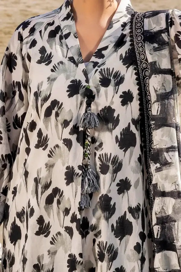 Alkaram Linen Digital Printed 3 Piece | AK100