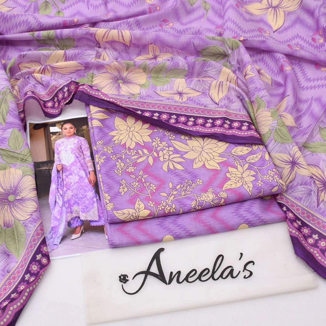 Aneela's Lawn Digital Printed 3 Piece | AN157