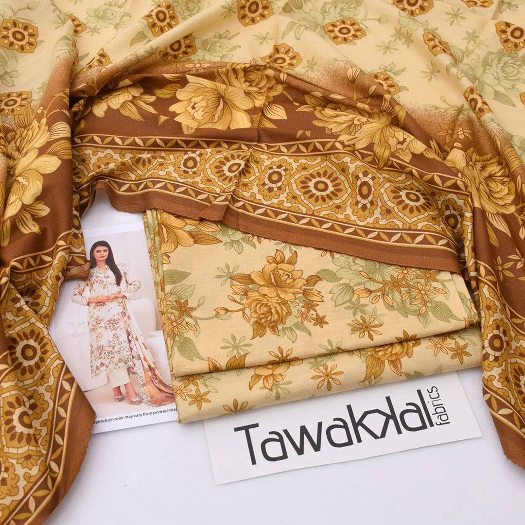 Tawakkal Lawn Digital Printed 3 Piece | TL120