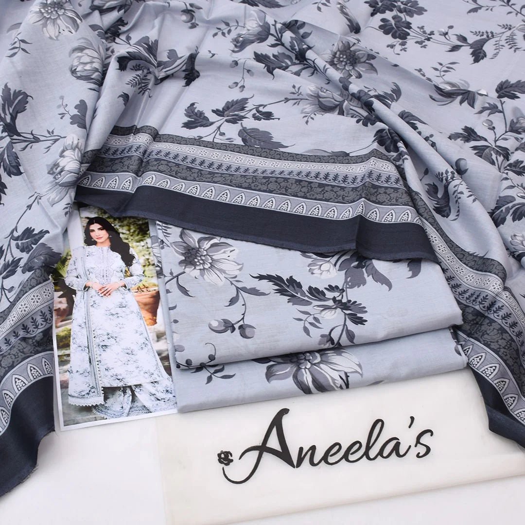 Aneela's Lawn Digital Printed 3 Piece | AN158