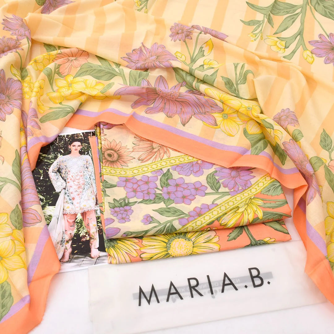 Maria B Lawn Digital Printed 3 Piece | MB164