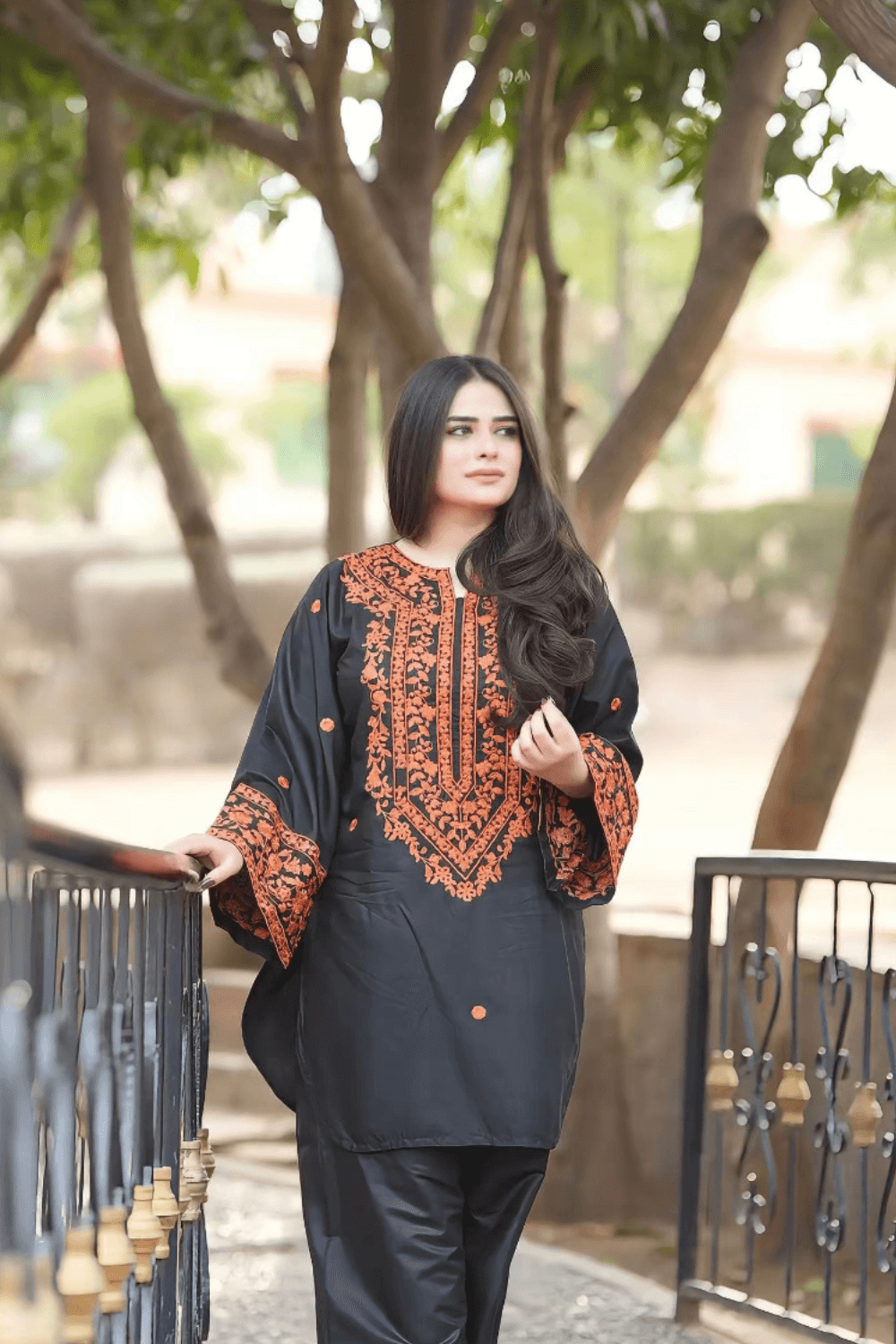 Asimjofa Dhanak Embroidered 2 Piece | AJ100